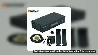 Maxgeek TF-NTP-LITE NTP Server + 10m Antenna Network Time Server with Screen 2 Network Ports Support