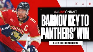 Was Barkov the key to Panthers’ success in Game 4?