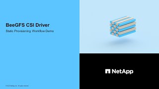 BeeGFS CSI driver Static Provisioning Workflow