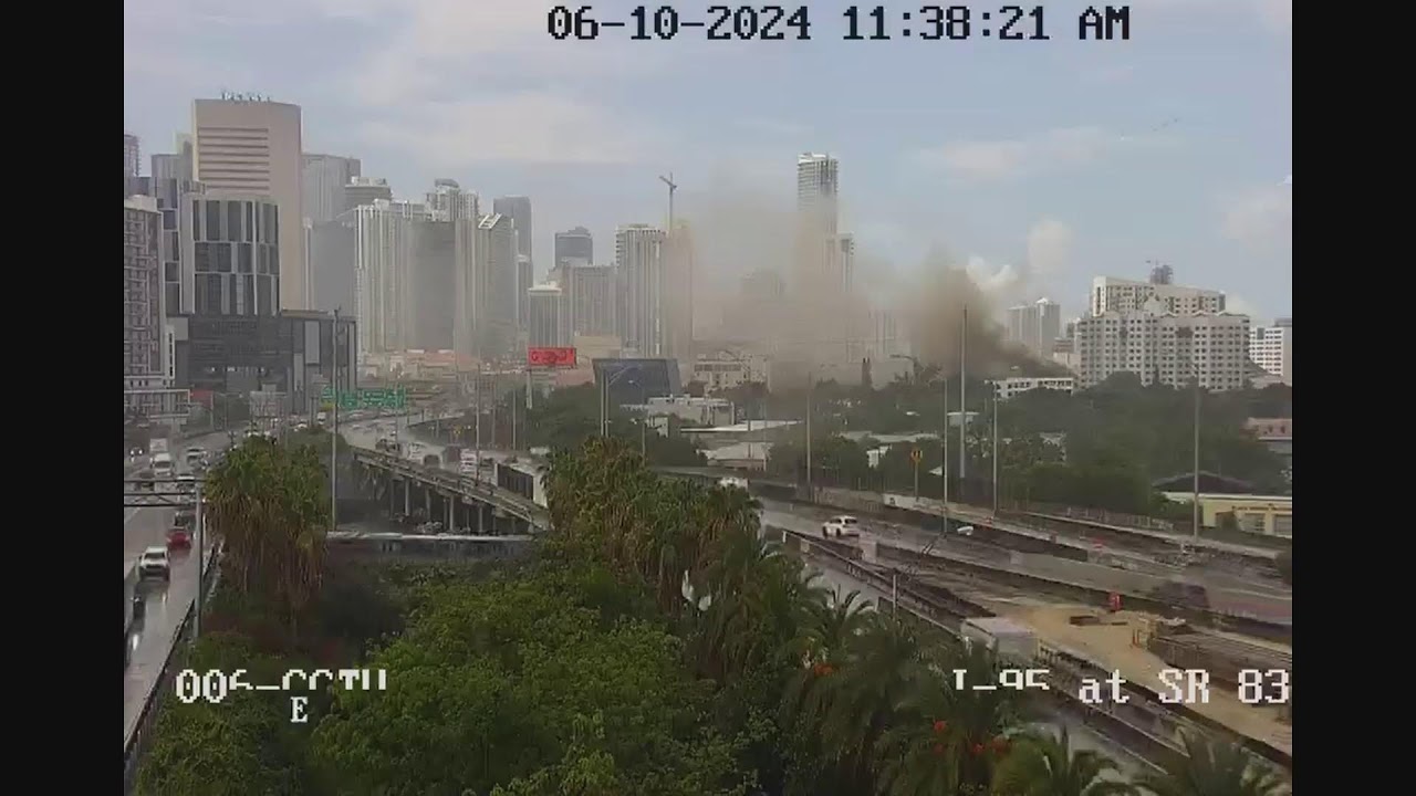 EN VIVO: Gran incendio en edificio Temple Court Apartments de Miami