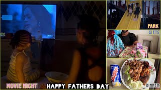 Happy Father's Day Vlog! 🎬 Movie Night, Park  & Family Dinner
