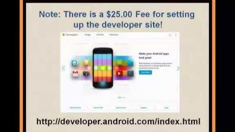 How to build a mobile web app business - Setting up and publishing to Android Market Place