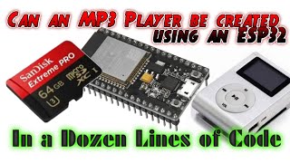 Can an SD Card MP3 Player be created In A Dozen Lines of code? You'll be surprised how easy it is.