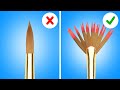 Smart Painting And Drawing Hacks And Cool Art Ideas