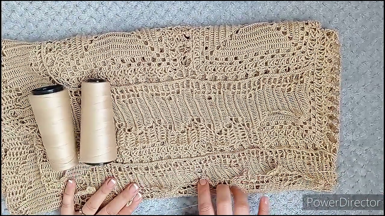 Скатерти крючком. Как я их вяжу.