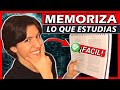 ⌚ MÉTODO Para MEMORIZAR Rápido al ESTUDIAR (En 4 Pasos con Ejemplos) | Curso de Memorización