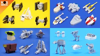 Lego Star Wars Mini Vehicles - Compilation 1 (Tutorial)