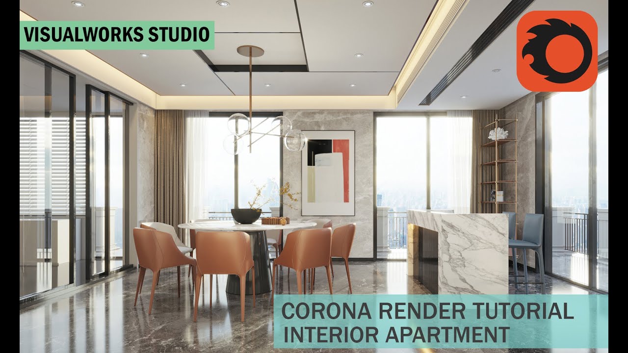 PHOTOREALSITIC TUTORIAL - INTERIOR RENDERING TUTORIAL WITH CORONA ...