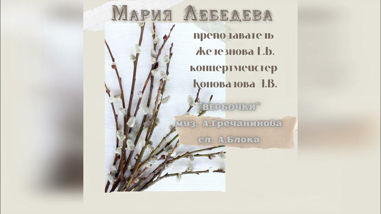 Звезды как вербочки распухают. Блок Вербочки. Гречанинов Вербочки. Стих блока Вербочки. Песня Вербочки блок.