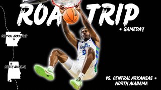 ROAD TRIP OF A D1 BASKETBALL PLAYER [VS. CENTRAL ARKANSAS & NORTH ALABAMA]