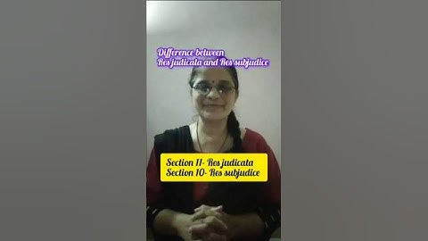 Difference between Res-Judicata and Res-subjudice|CPC#lawentrance #csstudents#judiciaryexam