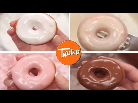 4-way-mini-cake-donuts-recipe-|-homemade-delicious-donuts-|-twisted