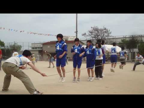 井口4丁目町内会_2010体育祭_縄跳び