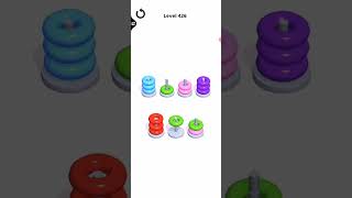 Hoop Stack - Color Puzzle Game Level 426