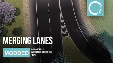 Cities: Skylines - How to? Merging Lanes (Node Controller, TM:PE, Intersection marking Tool)