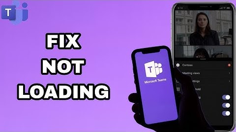 How To Fix And Solve Not Loading On Microsoft Teams App | Final Solution