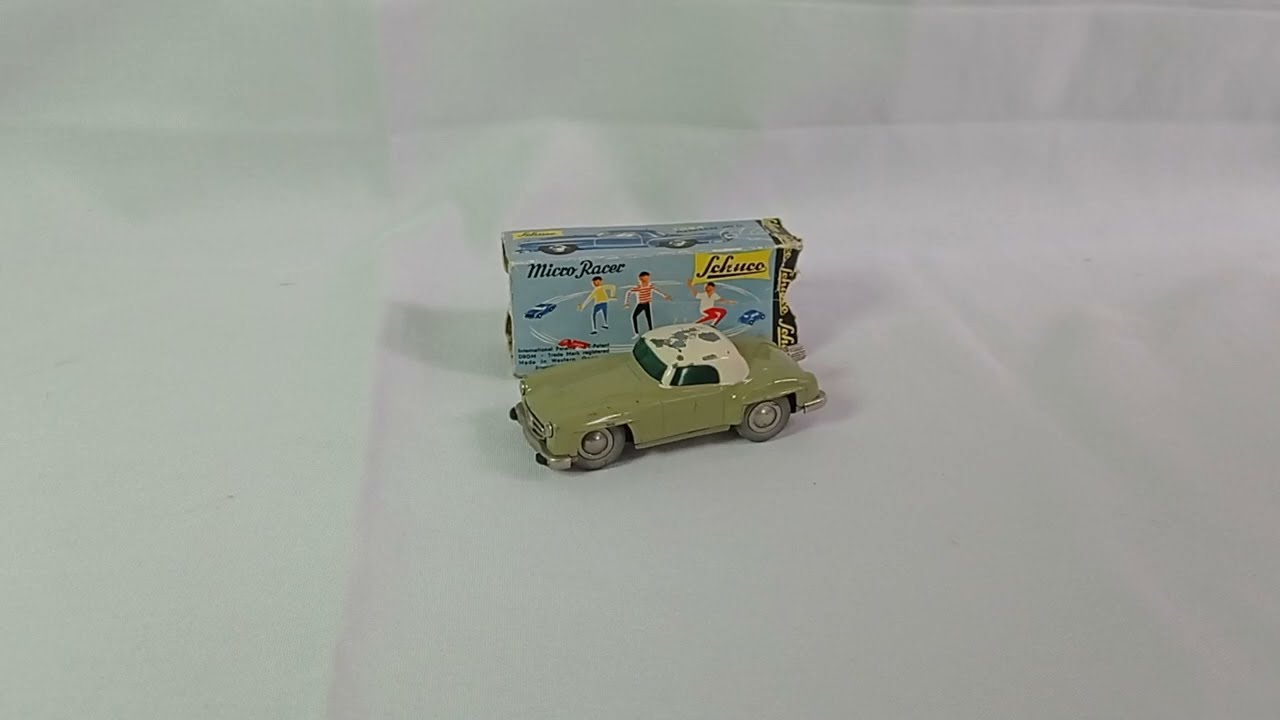 Brinquedo antigo Schuco - Mercedes 190 SL linha Micro Racer. - YouTube