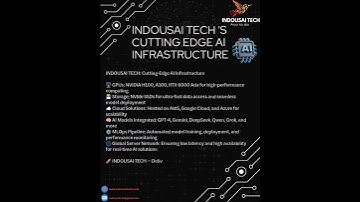 INDOUSAI TECH, #ai #ml #artificialintelligence #nlp #deeplearning