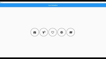 This Icon Hover Animation Created on Flutter