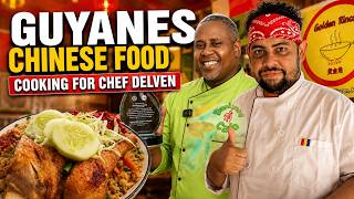 COOKING GUYANESE CHINESE FOOD FOR CHEFT DELVEN