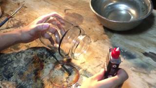 ガラス瓶の切り方
