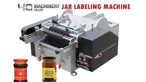 Bench top bottle labeling machine丨glass jar wet glue label applicator