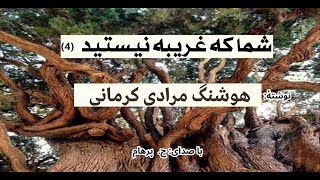 کتاب صوتی شما که غریبه نیستید بخش چهارم نوشتۀ هوشنگ مُرادی کرمانی ( با صدای  H. Parham )