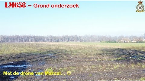 Lancaster LM658 Bergentheim: Grondonderzoek Crash Site (met drone beelden)