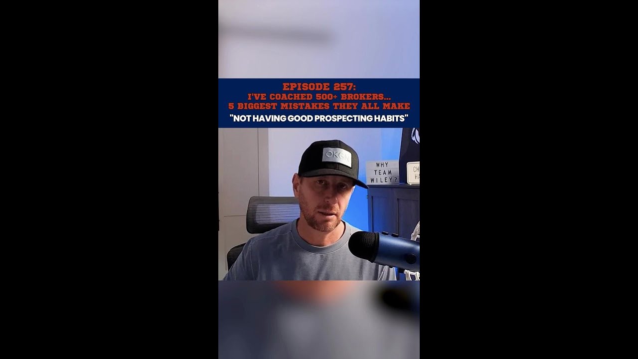 Not Having Good Prospecting Habits