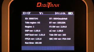 DigiTrak Classic F5 Diagnostics & Info page explained