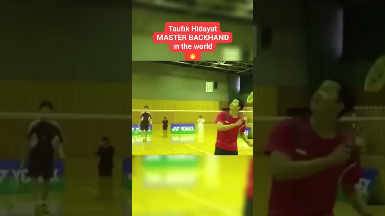 Taufik Hidayat backhand master in the world 💪