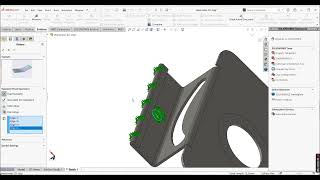 ⚙️ Static Simulation of a Sheet Metal Part with SOLIDWORKS Simulation