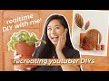 DIYing My Favorite YouTubers' Projects | Thrift Flip Candle Holder, Dollar Tree Planter, Palm Leaf