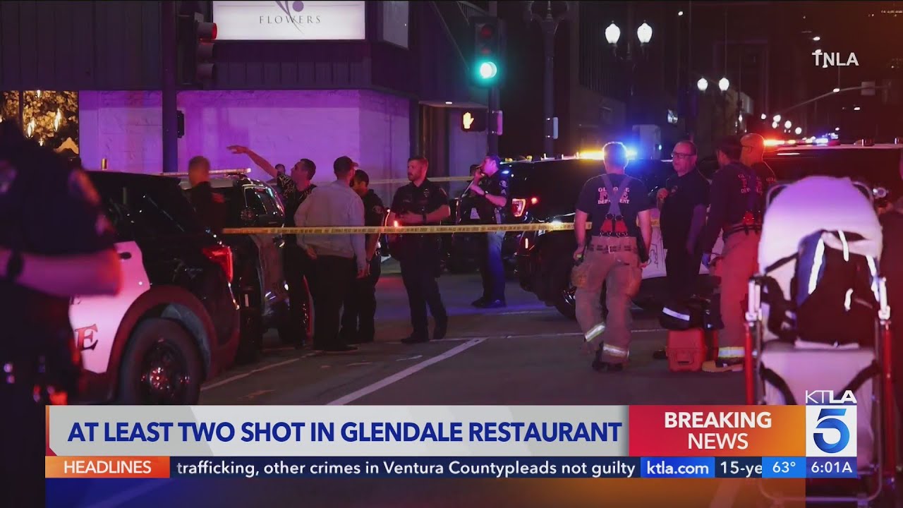 At least 2 people shot in restaurant in glendale youtube