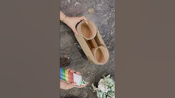 Cardboard idea that surprised everyone 🤑/Home decoration idea #short