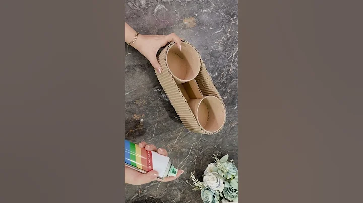 Cardboard idea that surprised everyone 🤑/Home decoration idea #short