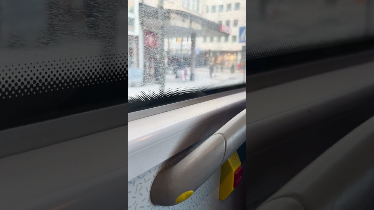 Stockholm Real life. Bus Ride. Line 5 From Fridhemsplan To Lijieholmen.