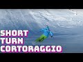 Ski technique demonstration - short turn (cortoraggio)
