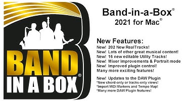 Band-in-a-Box® 2021 for Mac® - Everything you need to know in under 6 minutes!* (plus the 49-PAK!)