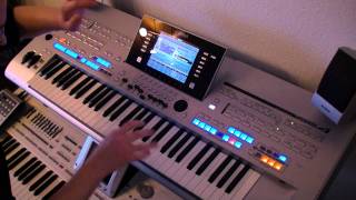 Schatzi schenk mir ein Foto - Mickie Krause COVER Yamaha Tyros 4 chords