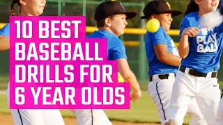 10 Best Baseball Drills for 6 Year Olds | Fun Baseball Drills by MOJO | Download the MOJO App