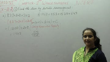 Ncert Class 6 Maths Ch-2 Whole Numbers Ex-2.2 (Q-1)