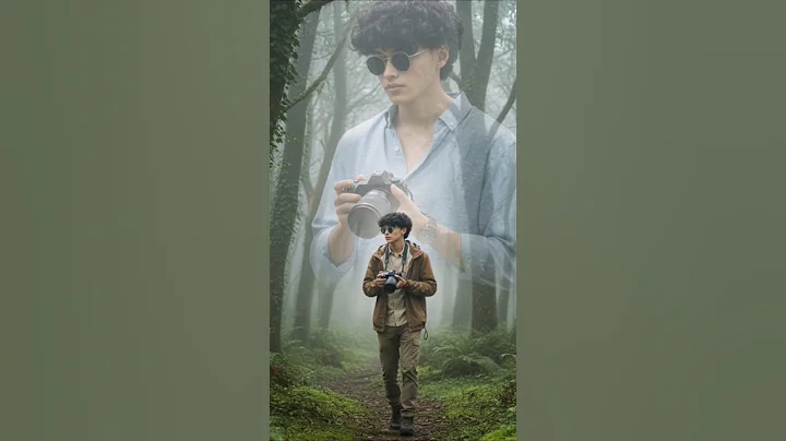 The Jungle Photographer 🌿 | A Boy With a Camera in His Hands” using Google gemini ai