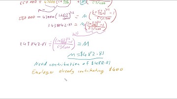 Superannuation as Annuity - Determine Required Contribution