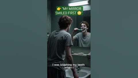 😥😢My Reflection Smiled… But I Didn’t #shorts #scary #horrorstory