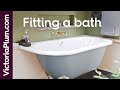 How to fit a bath  bathroom installation tips from victoria plum