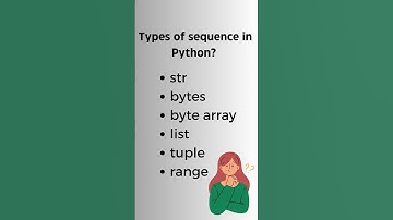 Types of sequence | Python