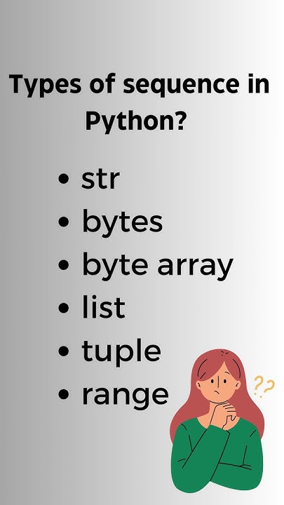 Types of sequence | Python - YouTube