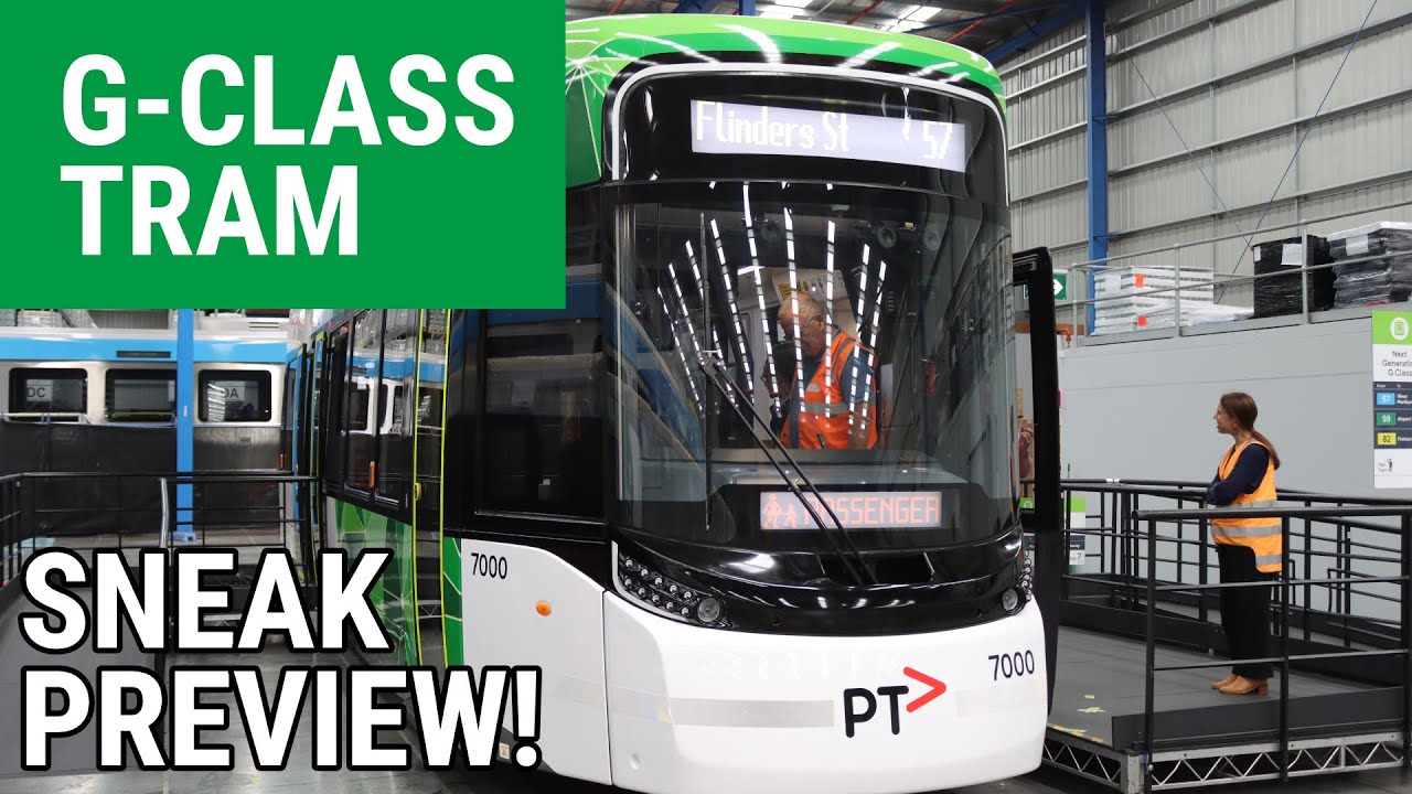 Inside Melbourne's newest tram!