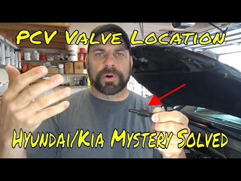 The Hyundai Kia PCV Valve Location and Replacing It